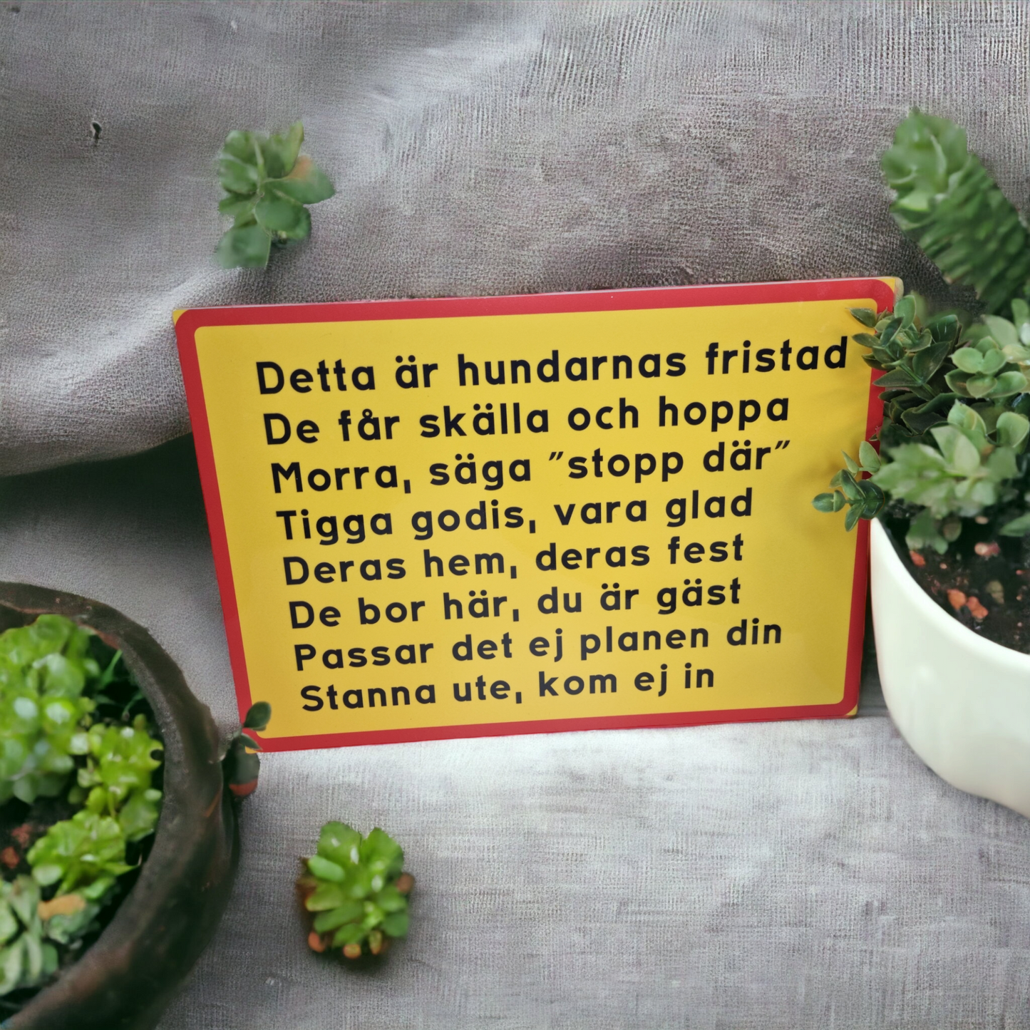 Hundskylt, hästskylt -Begränsad upplaga
